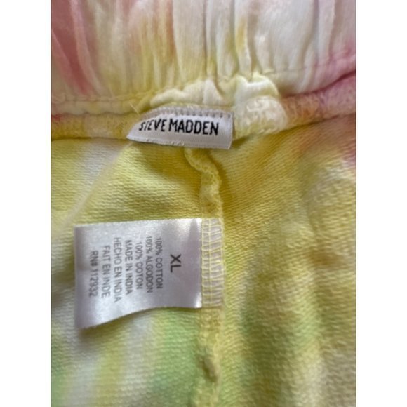 Steve Madden Pastel Tye Dye Drawstring Waist Shorts Size XL - Picture 5 of 8